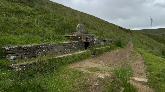 Waugh's Well and Cragg Quarry from Stacksteads
